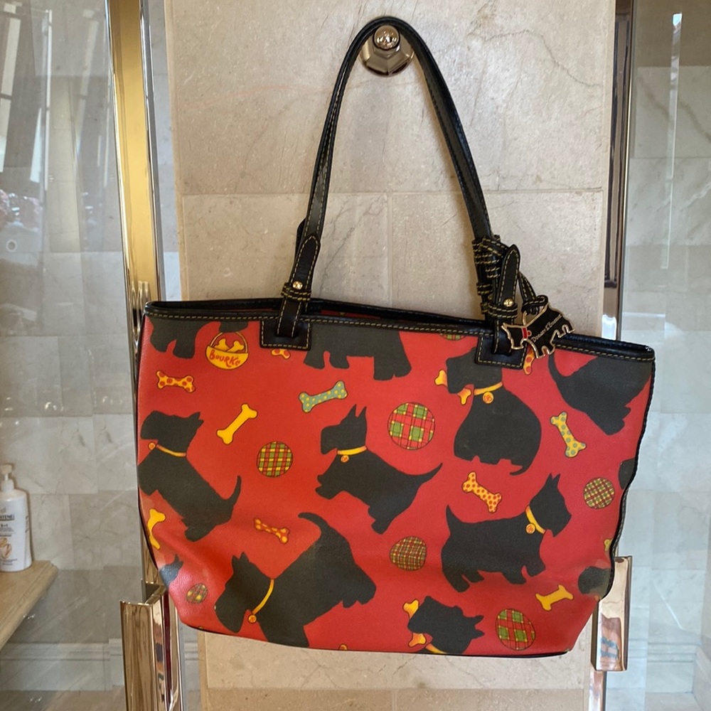 Dooney & Bourke Scottie Dog bag purse rare vintage discontinued mildly used